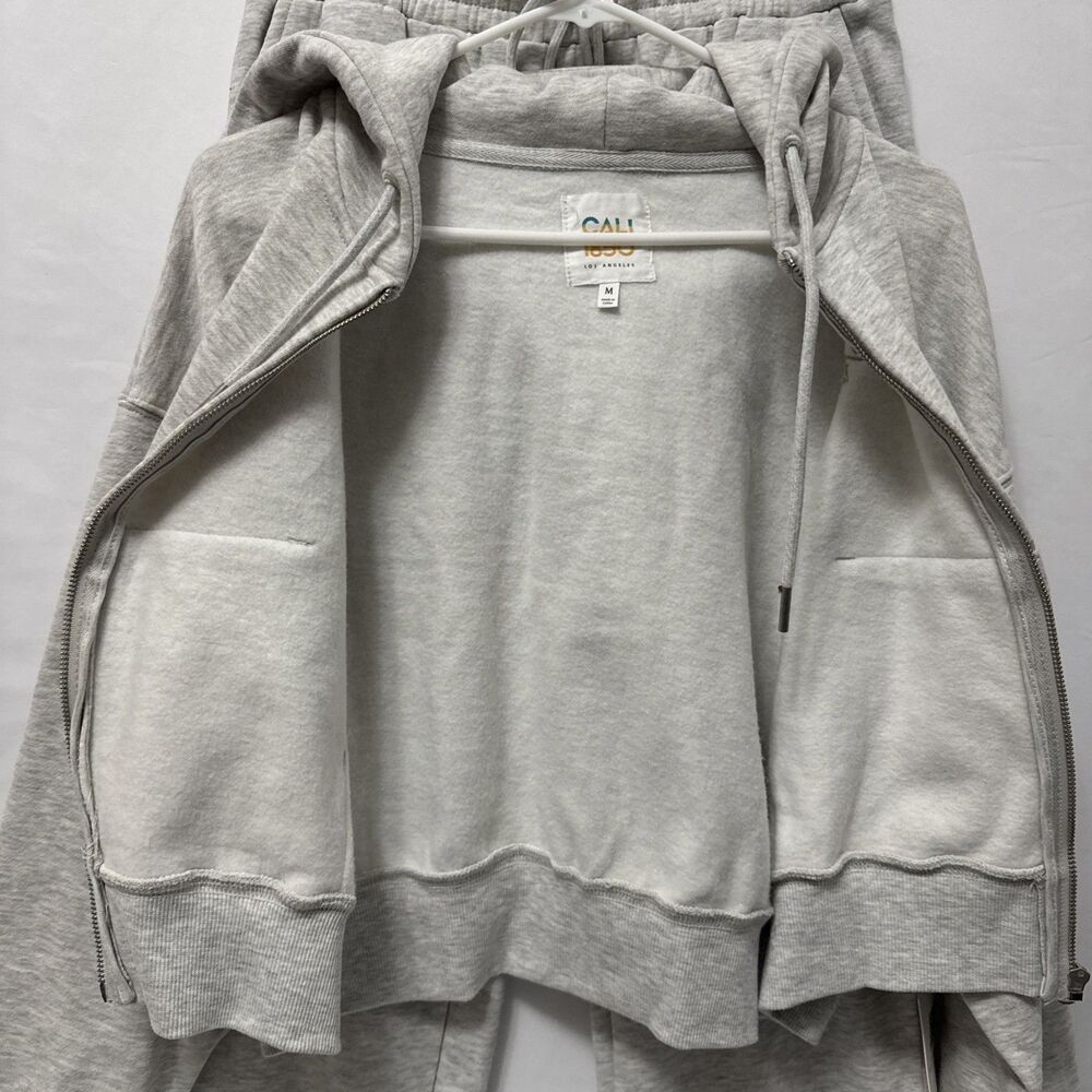 CALI 1850 Women’s Cropped Hoodie & Jogger Sweatsuit Set Size M - Picture 10 of 16